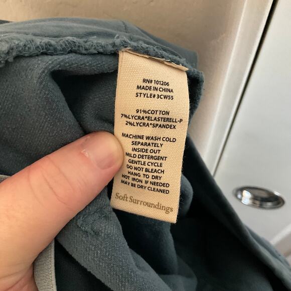 Soft Surroundings Ultimate Denim Pull On Relaxed Straight Jeans - MP - NEW - Picture 7 of 7